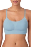 Dkny Litewear Seamless Bralette In Gray