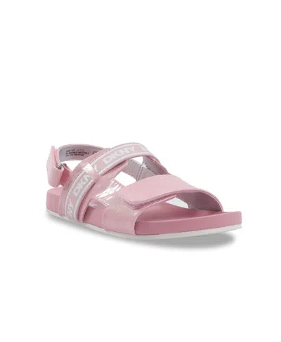 Dkny Kids' Little And Big Girls Tamara Dasha Everyday Sandal In Blush