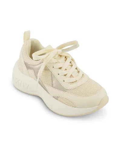 Dkny Kids' Little And Big Girls Taylor Teresa Logo Sneaker In Multi