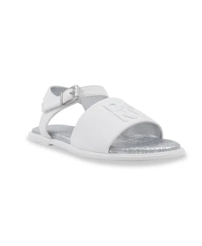 Dkny Kids' Little And Big Girls Val Alexandria Sandal In White