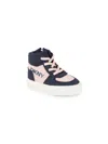 Dkny Toddler Girls Amelia Alice High Top Sneaker In Navy