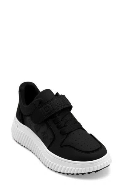 Dkny Loami Wedge Trainer In Black