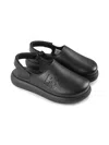 Dkny Black Sandals For Girl With Logo In Black