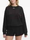 Dkny Logo-detail Pyjama Top In Black