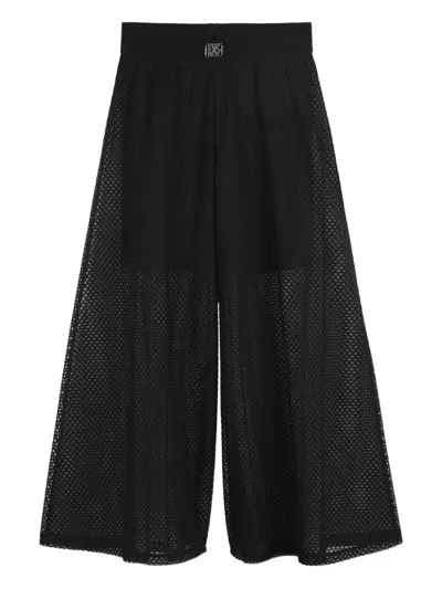 Dkny Logo-detail Trousers In Black