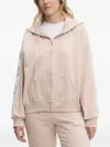 Dkny Logo-detail Zip-up Pajama (set Of Three) In Neutral