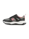 Dkny Logo-embellished Lace-up Sneakers In Black