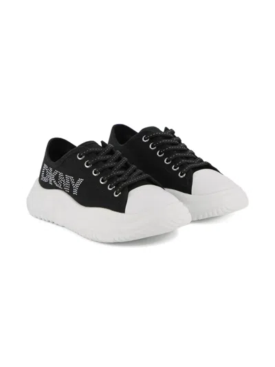 Dkny Kids' Logo-embellished Sneakers In Multi