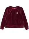 Dkny Logo-embellished Sweatshirt In Red