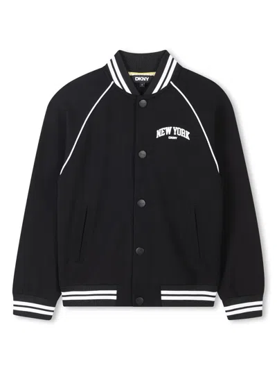 DKNY LOGO-EMBOSSED JACKET