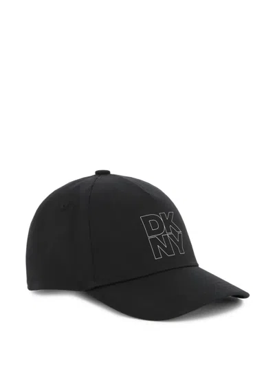 Dkny Kids' Logo-embroidered Cap In Black