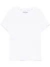 Dkny Logo-embroidered T-shirt In 白色
