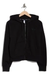 Dkny Logo Full Zip Hoodie In Black