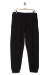 Dkny Logo High Waist Relaxed Joggers In Black