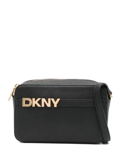 Dkny Logo-lettering Cross Body Bag In Schwarz