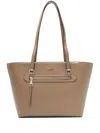 Dkny Logo-lettering Tote Bag In Nude