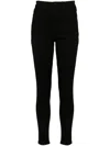 Dkny Logo-patch Jeans In Black