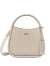 Dkny Logo-plaque Cross Body Bag In Neutral