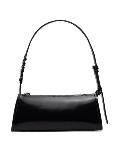 Dkny Logo-plaque Leather Shoulder Bag