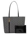 Dkny Logo-plaque Tote Bag In Black