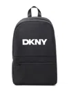 Dkny Logo-print Backpack In Black