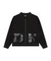 Dkny Logo-print Bomber Jacket In Black