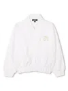 Dkny Logo-print Bomber Jacket In White