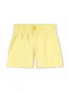 Dkny Logo-print Cotton Shorts In Yellow
