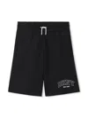 Dkny Logo-print Drawstring Shorts In Black