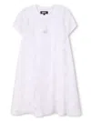 Dkny Logo-print Dress In White