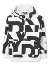 Dkny Logo-print Hoodie In White