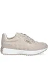 Dkny Logo-print Lace-up Sneakers In Neutral