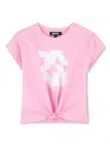 Dkny Logo-print T-shirt In 粉色