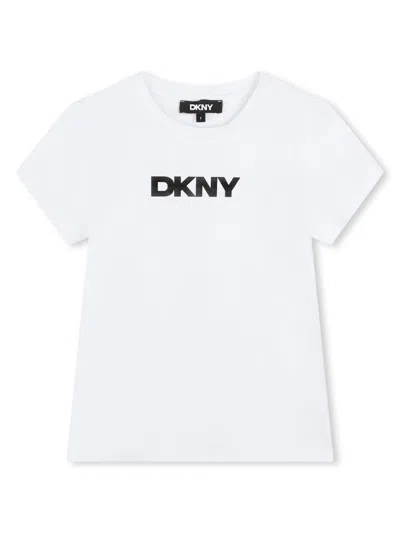 DKNY LOGO-PRINT T-SHIRT