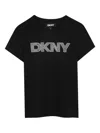 Dkny Logo-print T-shirt In Black