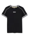 Dkny Logo-print T-shirt In 黑色
