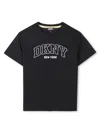 Dkny Logo-print T-shirt In 黑色