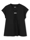 Dkny Logo-print T-shirt In Black