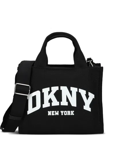Dkny Logo-print Tote Bag In ブラック