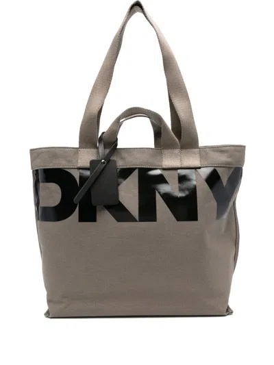 Dkny Logo-print Tote Bag