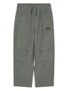 Dkny Logo-print Track Pants In Green