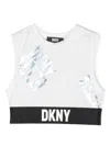 Dkny Logo-print Undershirt In Weiss