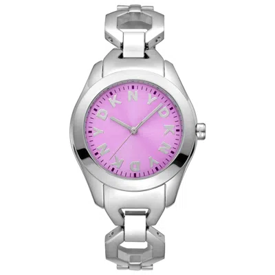 Dkny Logo Quartz Watch In Multi