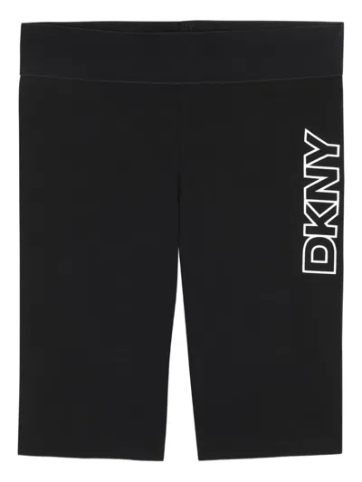 Dkny Kids' Logo Shorts In Black