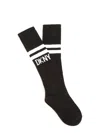 Dkny Logo Socks In Black