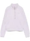 Dkny Logo-studded Pullover In 紫色