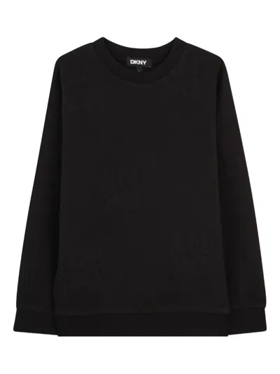 Dkny Kids' Logo Sweatshirt In Black