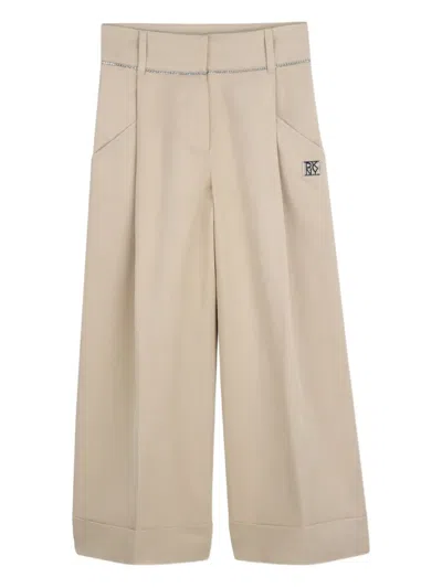Dkny Kids' Logo Trousers In Neutral