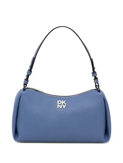 Dkny Logo-detail Tote Bag In Purple