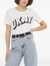 Dkny Logo-detail T-shirt In White